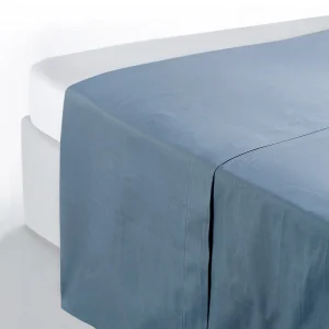 Lenzuola sopra colorado percalle di cotone – avio