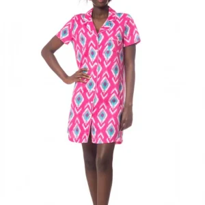 Camicia da notte abbottonata "pinky" - Donna