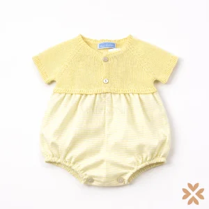 Pagliaccetto a righe giallo limone - Mac Ilusion