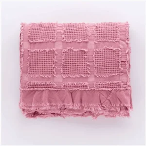 Copriletto In Cotone Waffle Nissa