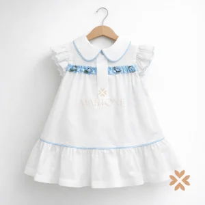 Abitino chemisier svasato in lino - Baby A