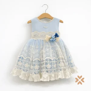 Abitino tulle e pizzo macramè - Mimosa