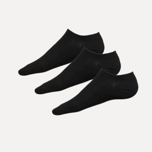 3 Paia: Pariscarpa in cotone rinforzato Rif.09583P Nero