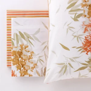 Completo letto in cotone Anais piazza e mezza