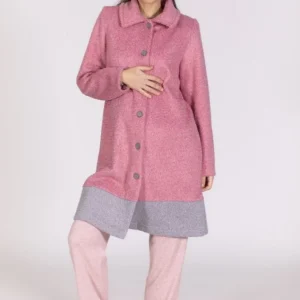 Vestaglia abbottonata "Rosa" - Donna