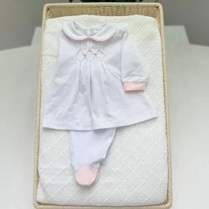 Tutina cotone punto smock - Teto e Tatta