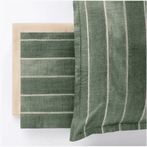 Completo Letto In Raso Bazaar Rigato Matrimoniale