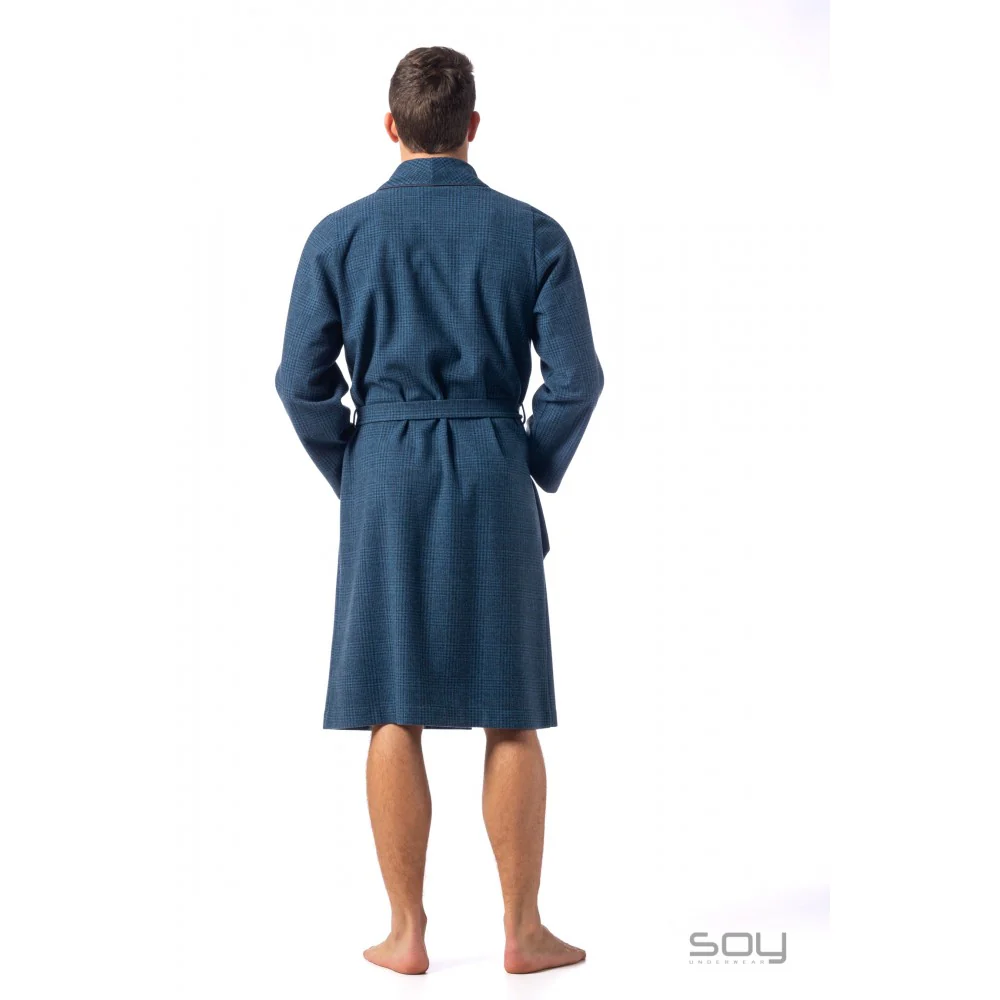 Vestaglia pile "Blue" - Uomo - immagine 3